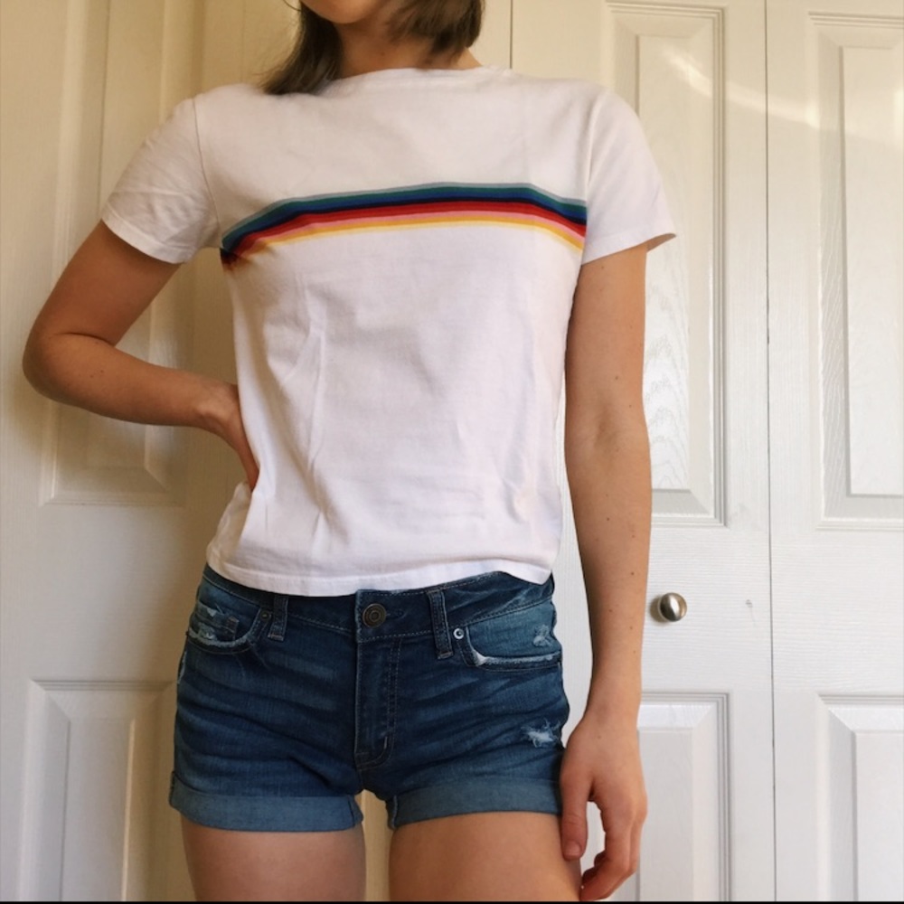 John Galt rainbow tee